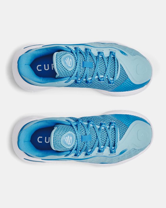 學齡兒童Curry 11 'Mouthguard'籃球鞋 in Blue image number 2